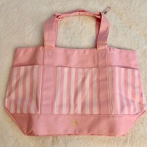 Victoria's Secret Pink Striped Tote